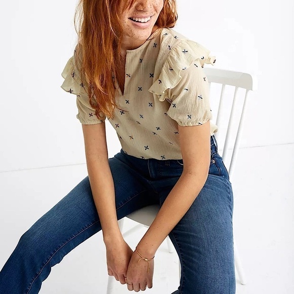 Madewell Embroidered Gazebo Top - Picture 4 of 11